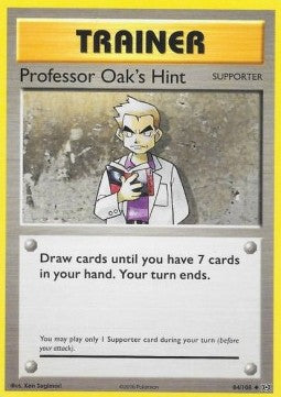 Professor Oak's Hint (EVO 084) - XY Evolutions