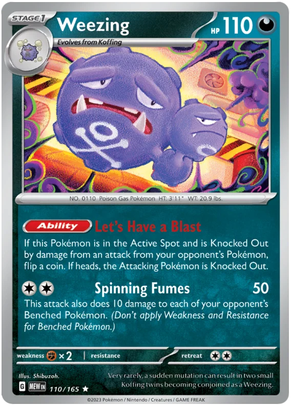 Weezing (MEW 110) - SV 151