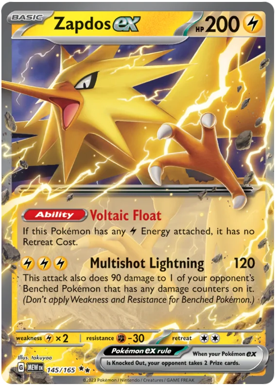 Zapdos EX (MEW 145) - SV 151